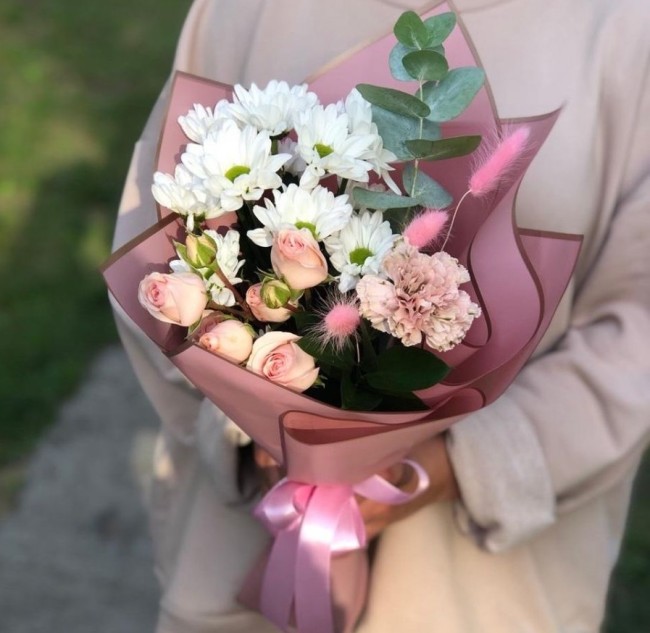 Букет цветов "Настроение весны" Букет цветов "Настроение весны"